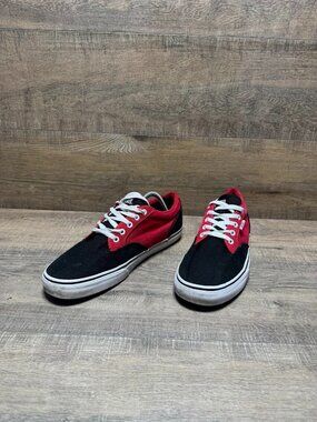 Vans Off The Wall Atwood Black/Red Canvas Sneaker Men's Size 11.5
